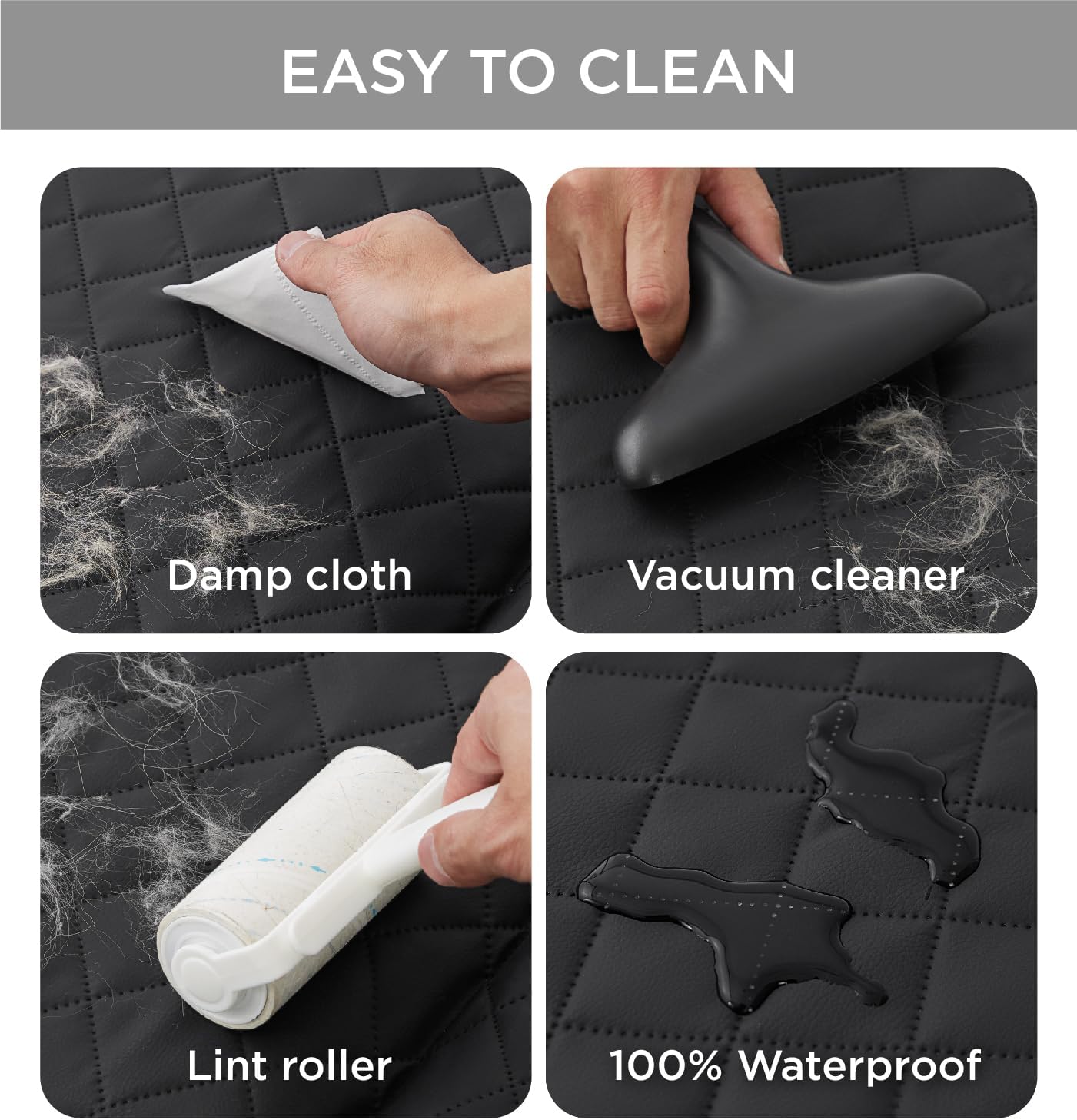 Hard Bottom Dog Car Seat Protector